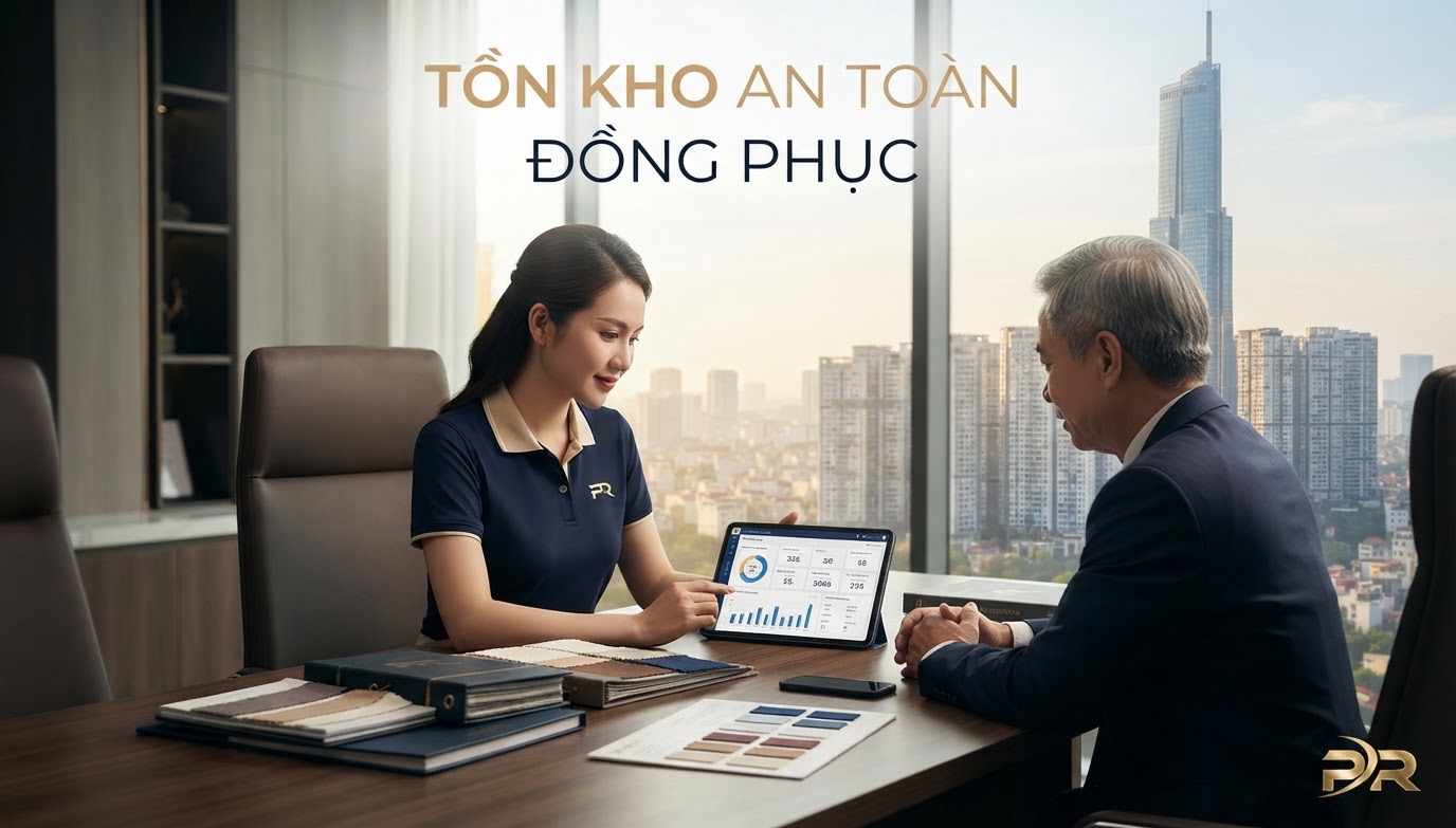 Thiết Lập Bảng Cảnh Báo Mức Tồn Kho An Toàn (Reorder Point) Đồng Phục Doanh Nghiệp: Chiến Lược Quản Trị Tối Ưu Chi Phí Và Chủ Động May Bổ Sung