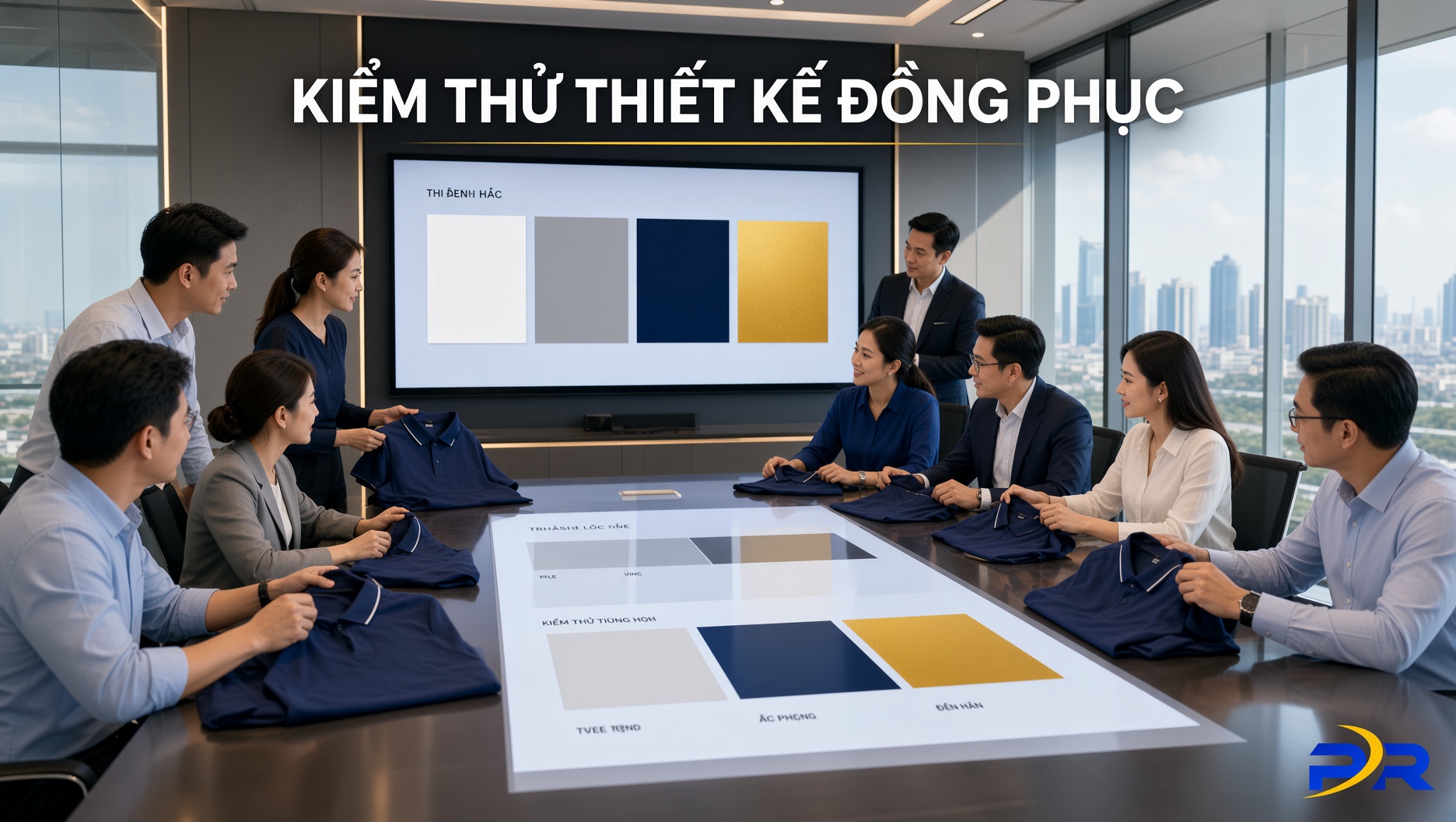 Phương Pháp Kiểm Thử Thiết Kế Đồng Phục Trên Nhiều Phương Án Màu Nền Cho Doanh Nghiệp