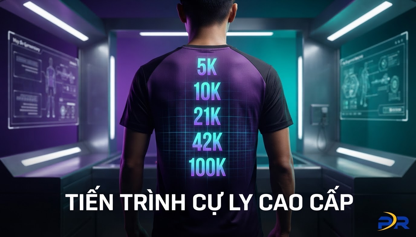 Giải Pháp Cá Nhân Hóa Đẳng Cấp: Kỹ Thuật Khắc Họa Lộ Trình Cự Ly 5K Đến 100K Trên Áo Chạy Bộ Chuyên Nghiệp