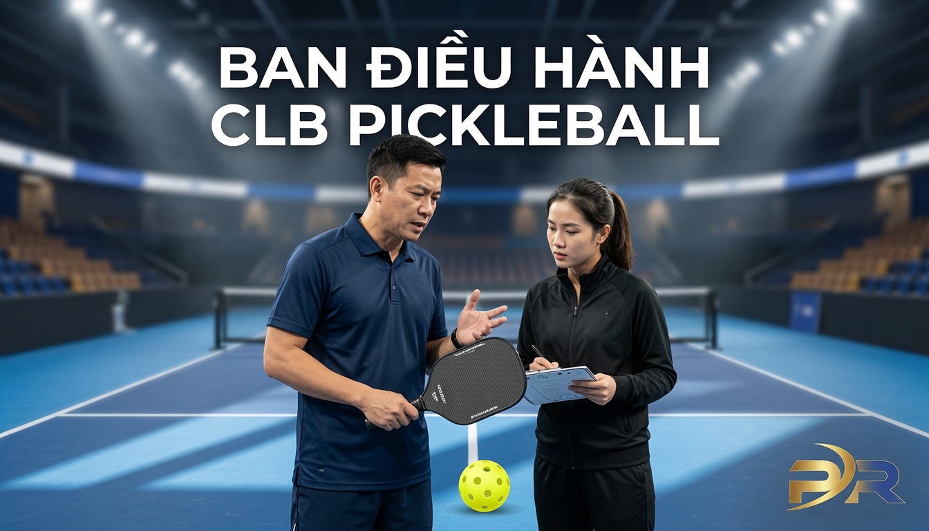 Ban Điều Hành CLB Pickleball Chuyên Nghiệp: Cơ Cấu Nhân Sự Và Mô Hình Vận Hành Chuẩn Hóa