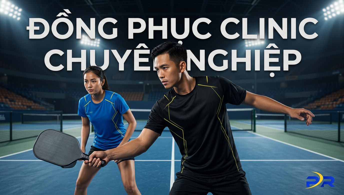 Thiết Kế Đồng Phục Clinic Pickleball Chuyên Nghiệp: Khoa Học Chất Liệu Và Định Vị Thương Hiệu Thể Thao Cao Cấp
