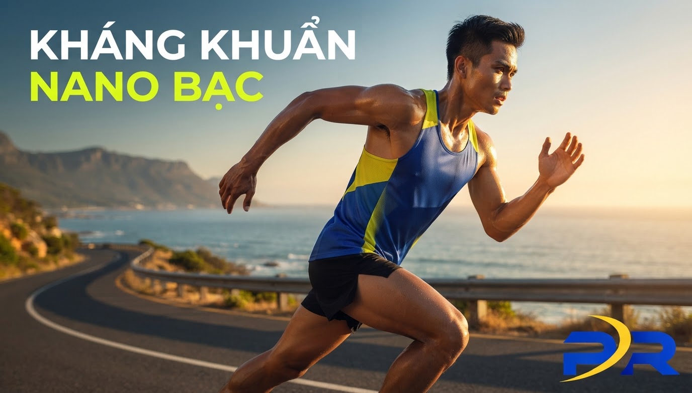 Giải Pháp Khử Mùi Kháng Khuẩn Vĩnh Viễn Trên Áo Giải Chạy Bằng Công Nghệ Nano Bạc Tiên Tiến