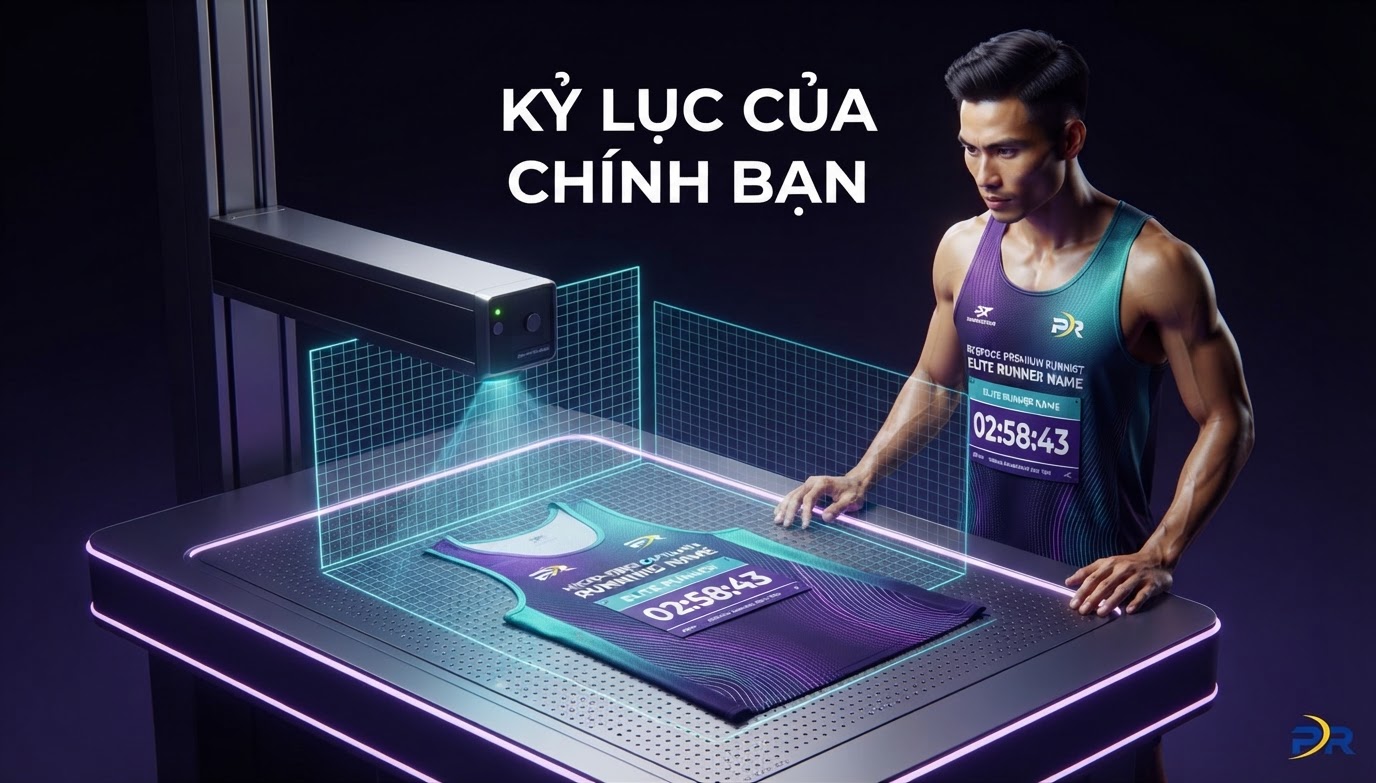 Giải Pháp Cá Nhân Hóa Trang Phục Chạy Bộ Hiệu Suất Cao: Khắc Ghi Kỷ Lục Cá Nhân PR Và Chip Time Chính Xác Đến Từng Giây Trên Sợi Vải Công Nghệ