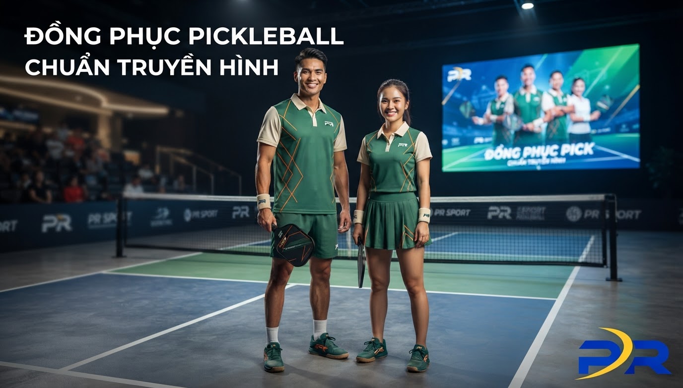 CLB Pickleball Lên Sóng Truyền Hình: Quy Chuẩn Đồng Phục Đạt Chuẩn Phát Sóng Chuyên Nghiệp