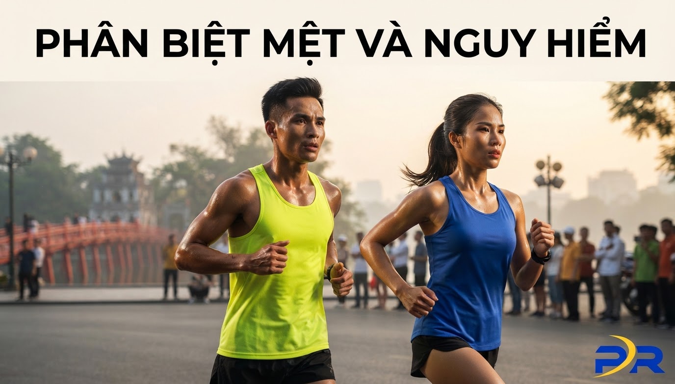 VƯỢT QUA THỜI ĐIỂM MUỐN BỎ CUỘC: PHÂN BIỆT MỆT MỎI SINH LÝ VÀ NGUY HIỂM SỨC KHỎE TRÊN ĐƯỜNG CHẠY MARATHON