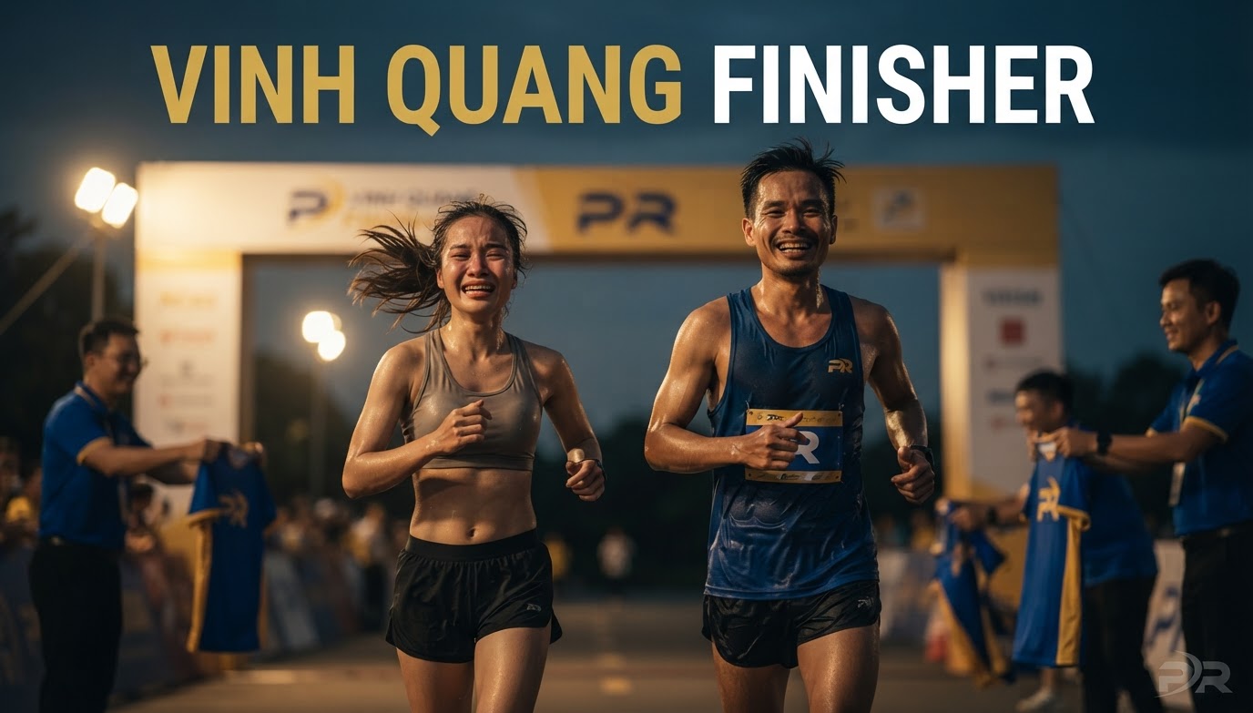 Phát Tặng Áo Finisher Danh Dự Cho Các Vận Động Viên Hoàn Thành Cự Ly Cuối Cùng: Tôn Vinh Ý Chí Kiên Cường