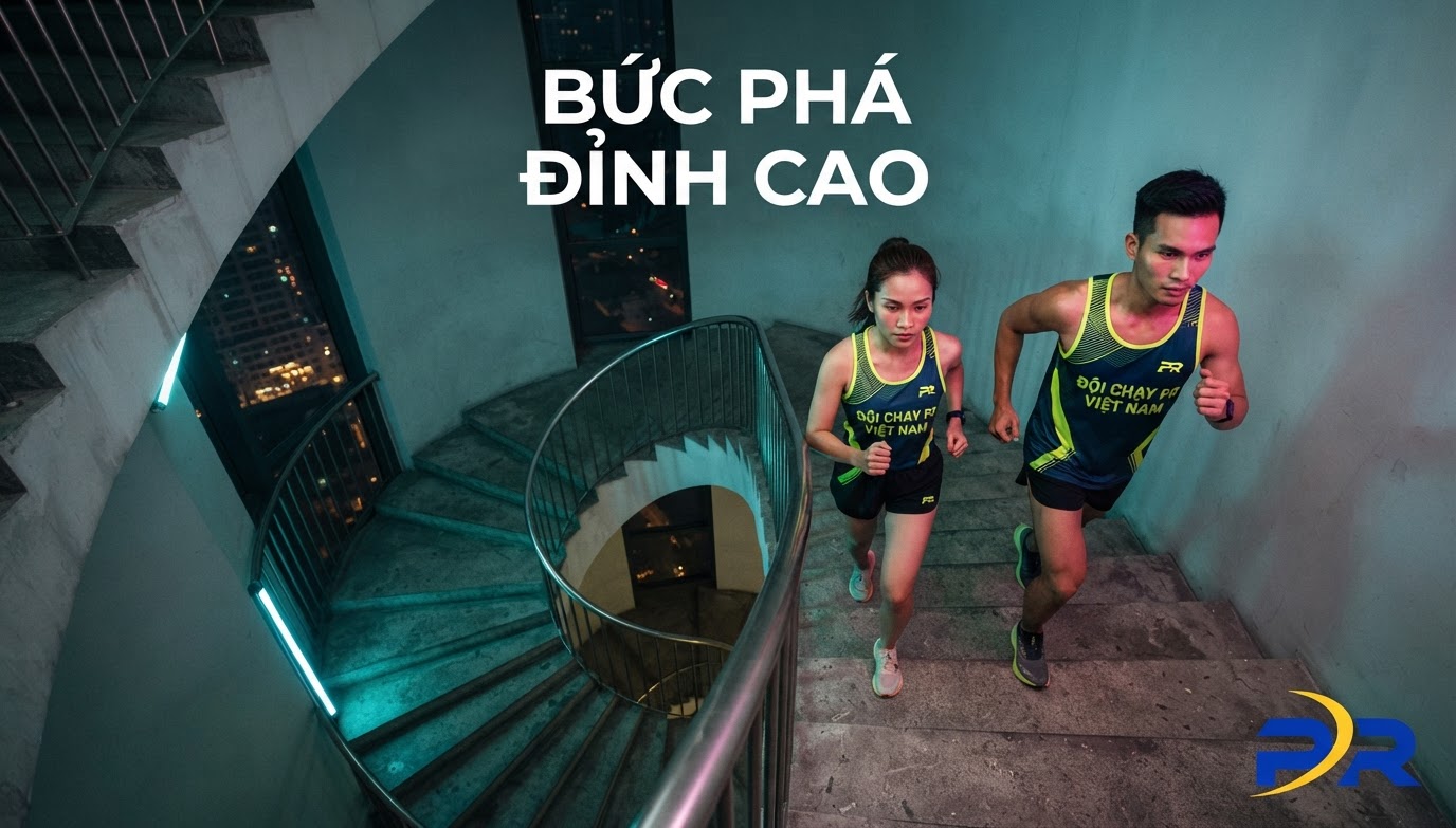 Giải Pháp Đồng Hành Cùng Giải Chạy Tháp Chọc Trời (Tower Running): Hệ Sinh Thái Kỹ Thuật Trang Phục & Tối Ưu Vận Hành Từ PR SPORT