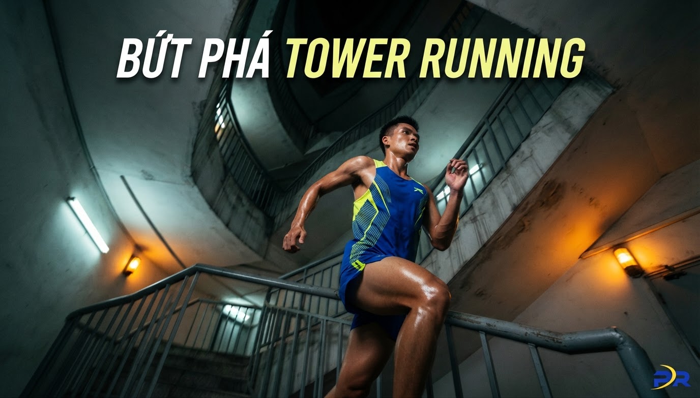 Chinh Phục Đỉnh Cao Tháp Chọc Trời: Thử Thách Tower Running Và Giải Pháp Trang Phục Thoát Nhiệt Từ PR Sport