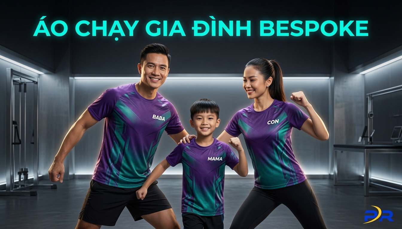 Cá Nhân Hóa Áo Chạy Bộ Cho Cả Gia Đình: Giải Pháp Thiết Kế May Đo Công Nghệ Cao Cho Tổ Ấm Runner