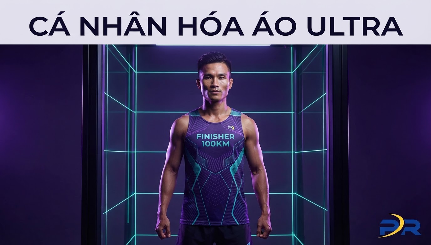 Cá Nhân Hóa Áo Chạy Kỷ Niệm Hoàn Thành Cự Ly Ultra Trail 70km & 100km