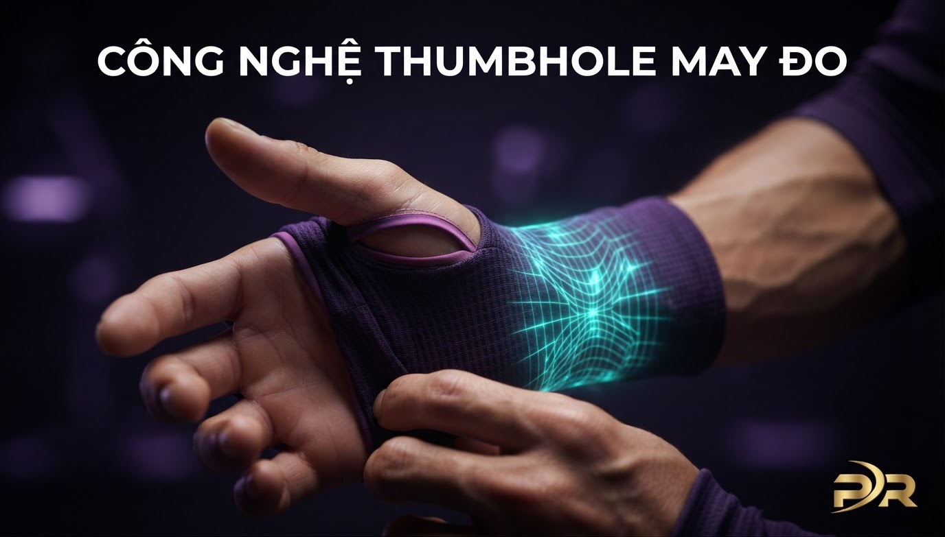 Kỹ Thuật May Đo Lỗ Xỏ Ngón Tay Cái (Thumbhole) Trên Áo Chạy Bộ Dài Tay Mùa Đông: Tối Ưu Nhiệt Học & Động Lực Học Cá Nhân Hóa