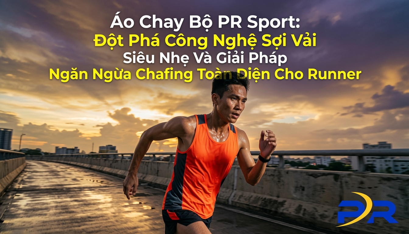 Áo Chay Bộ PR Sport: Đột Phá Công Nghệ Sợi Vải Siêu Nhẹ Và Giải Pháp Ngăn Ngừa Chafing Toàn Diện Cho Runner