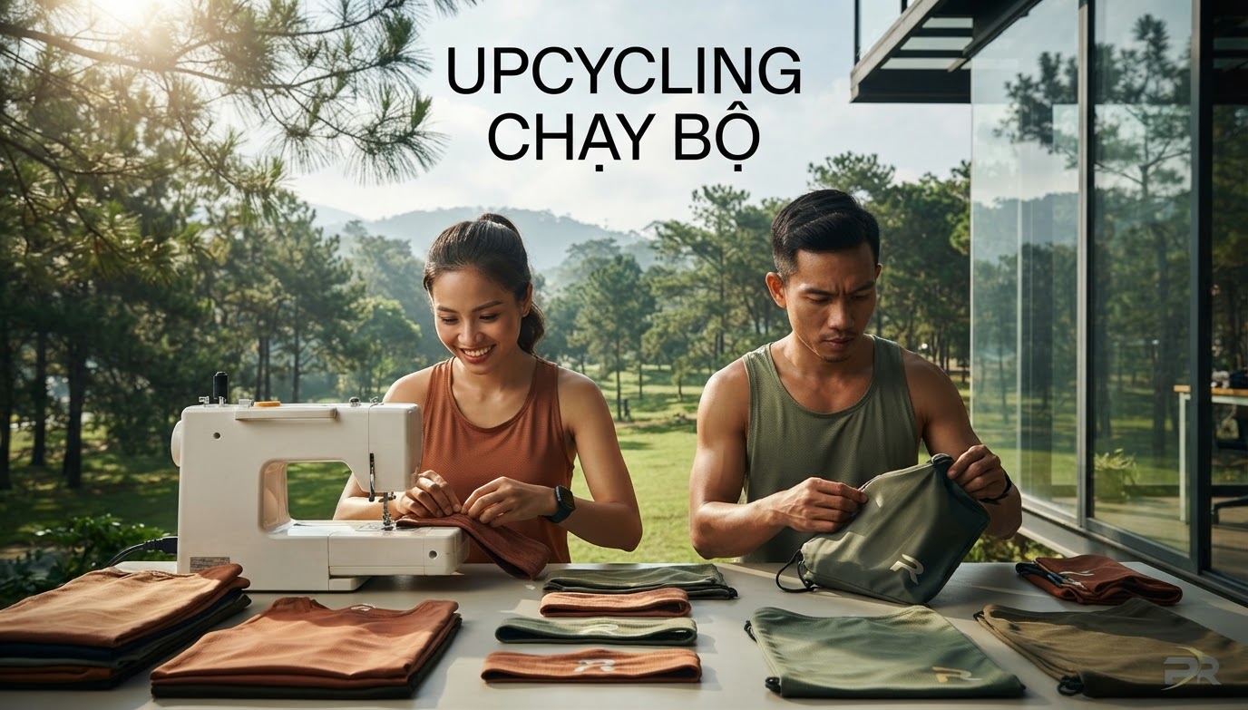 Tái Chế Áo Chạy Bộ Cũ Thành Phụ Kiện Thể Thao Hữu Ích: Chiến Dịch Sống Xanh Cùng PR SPORT Upcycling Program