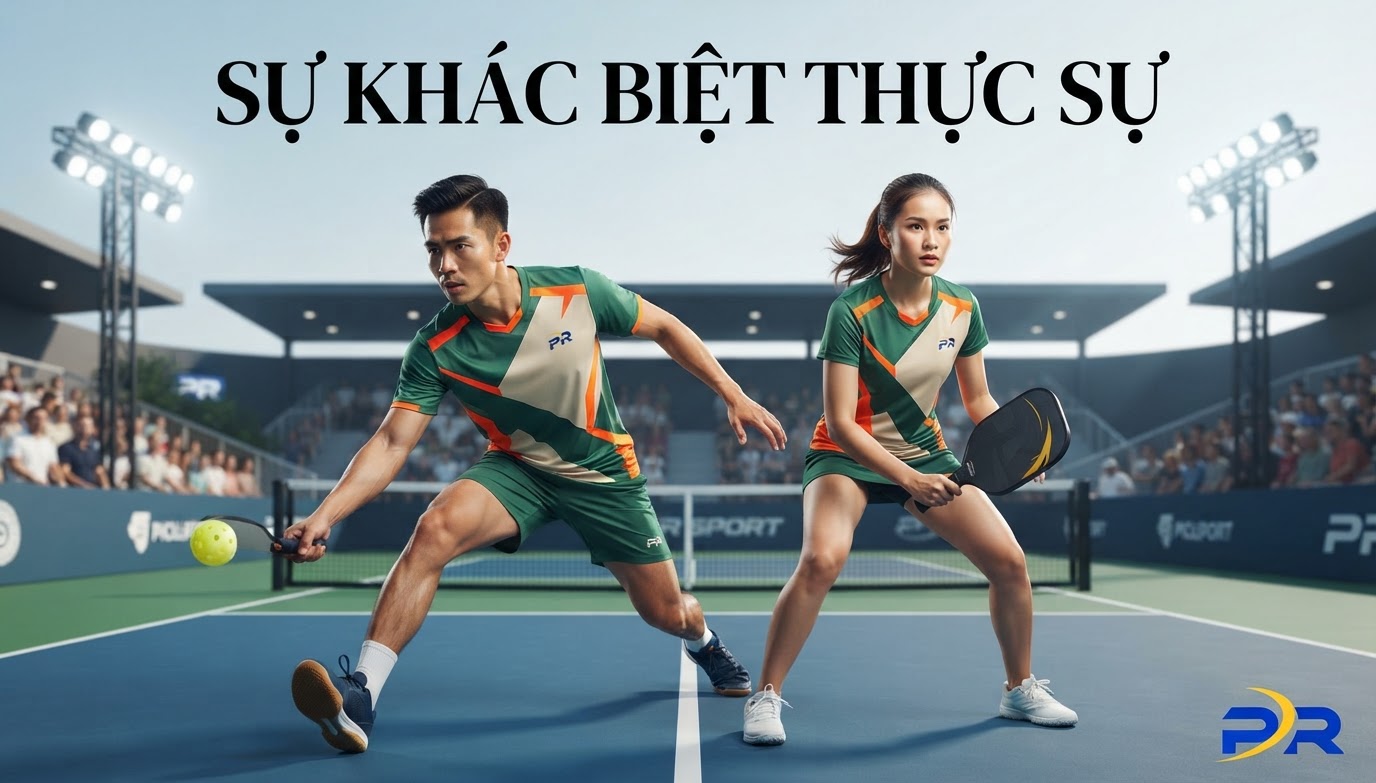 Phân Tích Chuyên Sâu: Sự Khác Biệt Giữa Áo Thể Thao Đa Dụng Và Áo Chuyên Dụng Pickleball Cao Cấp