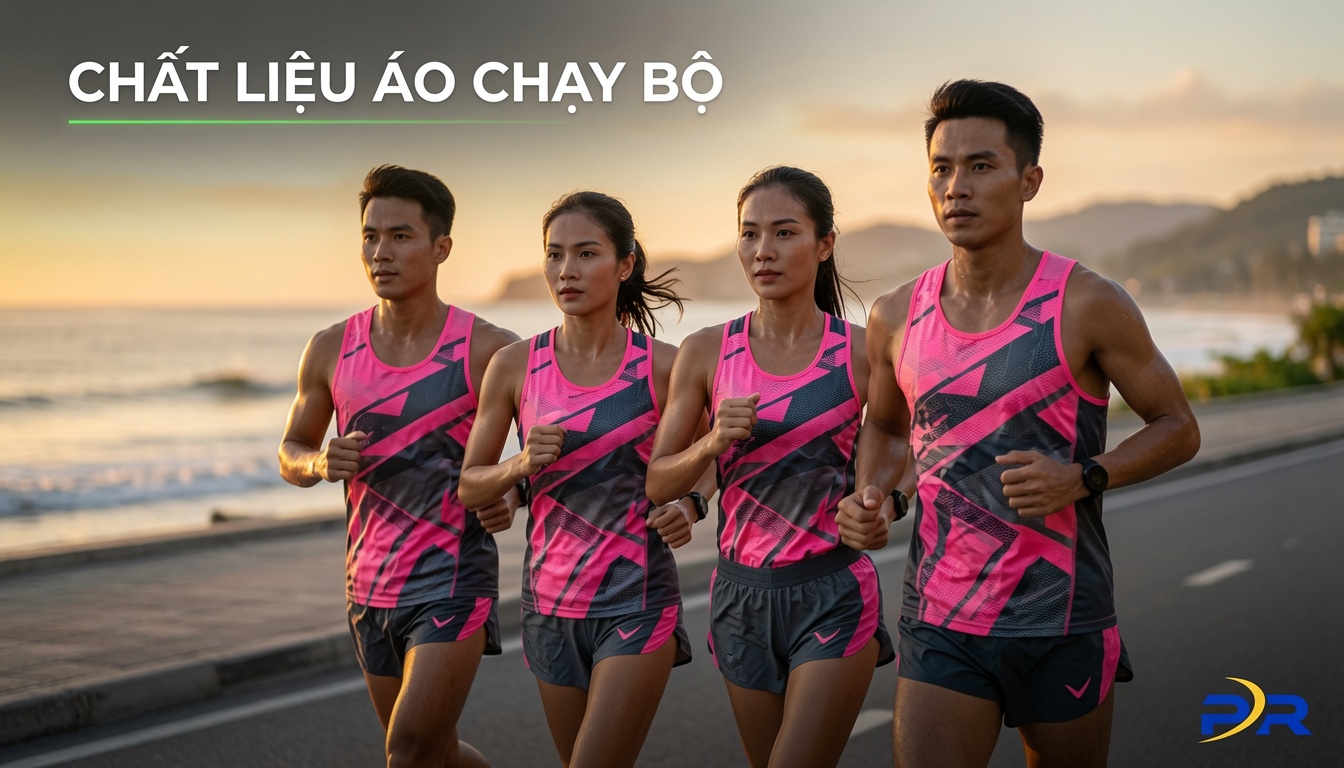 Áo CLB Chạy Bộ Nên Chọn Chất Liệu Nào? Cẩm Nang Kỹ Thuật Dệt May Hiệu Năng Cao Cho Cộng Đồng Runner