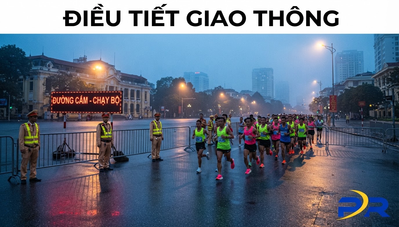 Kế Hoạch Điều Tiết Giao Thông Cho Giải Chạy: Khâu Vận Hành Sống Còn Cần Chuẩn Bị Sớm Nhất
