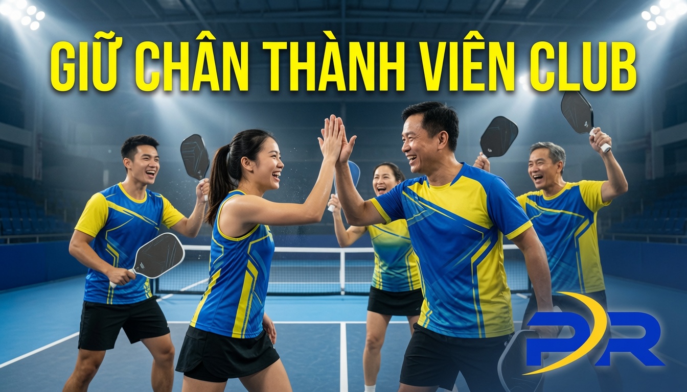 Làm Sao Để Giữ Chân Thành Viên Mới Gắn Bó Lâu Dài Với Câu Lạc Bộ Pickleball?