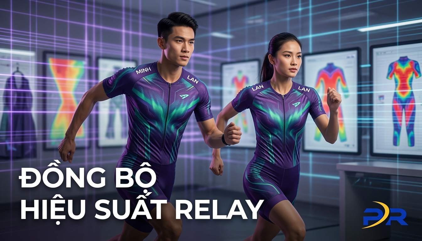 Cá Nhân Hóa Trang Phục Chạy Relay: Giải Pháp Đồng Bộ Hiệu Suất Và Bản Sắc Đội Nhóm Bằng Công Nghệ May Đo Atelier Tech
