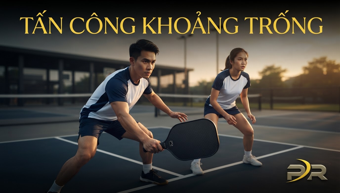 Chiến Thuật Khai Thác Khoảng Trống Giữa Hai Đối Thủ Trong Pickleball: Kỹ Thuật Đỉnh Cao Cho Cặp Đôi