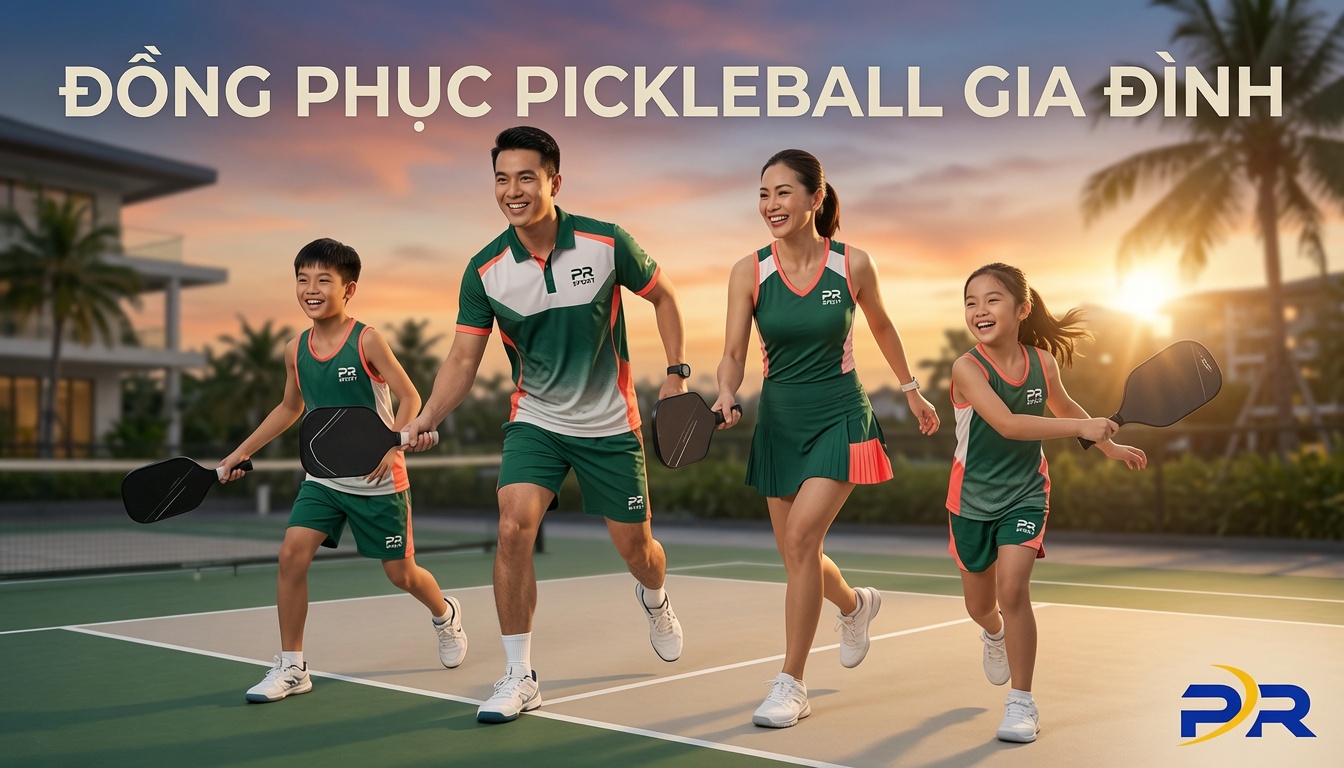 Giải Pháp Thiết Kế Đồng Phục Pickleball Gia Đình: Tối Ưu Size Số Và Họa Tiết Độc Bản
