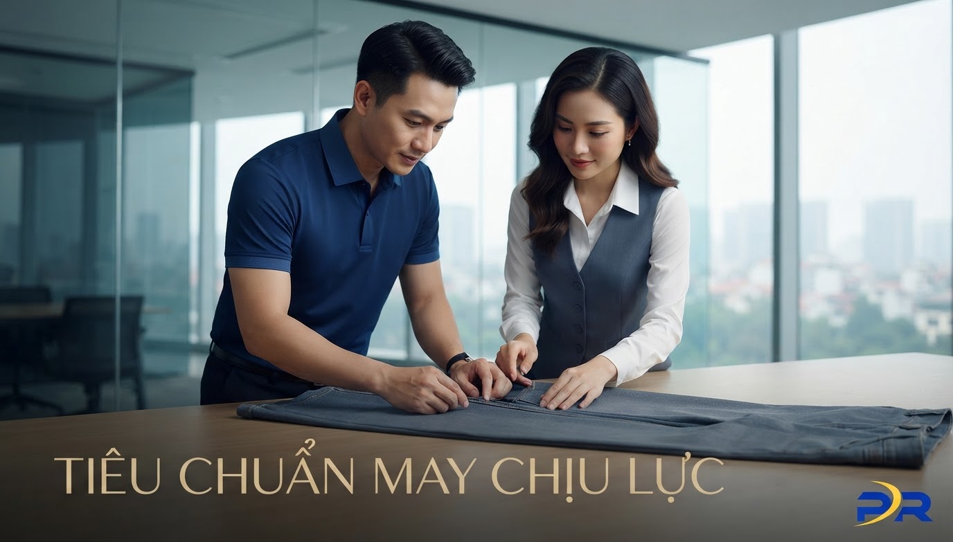 Tiêu Chuẩn Kỹ Thuật Đường May Chịu Lực Đũng Quần Và Nách Áo: Giải Pháp Chống Bục Rách Cho Đồng Phục Doanh Nghiệp Vận Động Cường Độ Cao