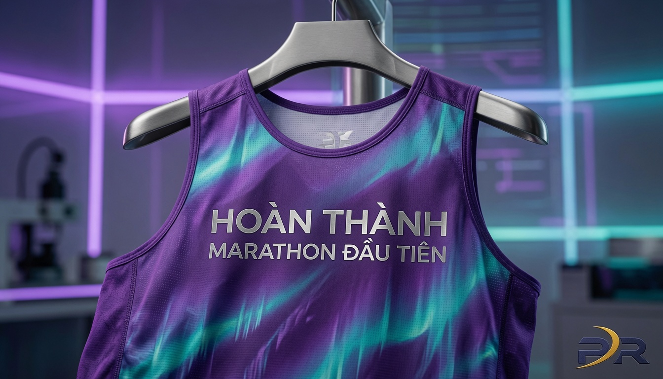 Bản Thiết Kế Áo Kỷ Niệm Hoàn Thành Giải Marathon Đầu Tiên: Cá Nhân Hóa Chỉ Số Chạy Bộ Và Vinh Danh Cột Mốc Đời Người