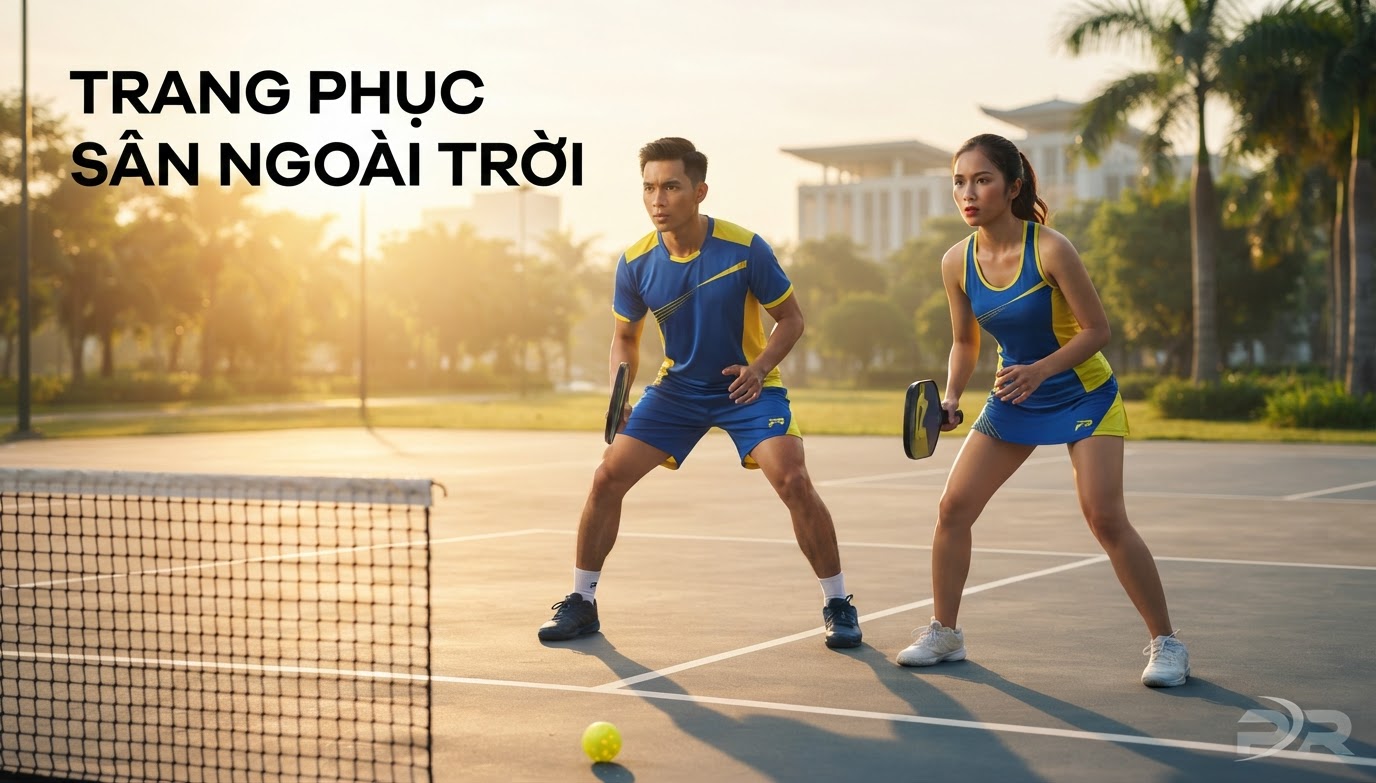 Chơi Pickleball Trên Sân Xi Măng Ngoài Trời: Cẩm Nang Lựa Chọn Trang Phục Thi Đấu Tối Ưu Nhiệt Học & Cơ Sinh Học