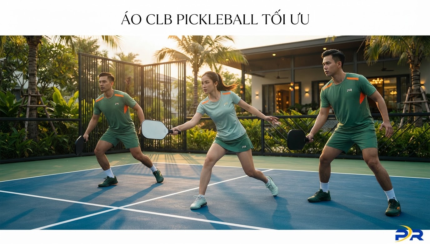 Giải Pháp Đồng Phục Pickleball Tối Ưu Chi Phí Cho Câu Lạc Bộ Đông Thành Viên