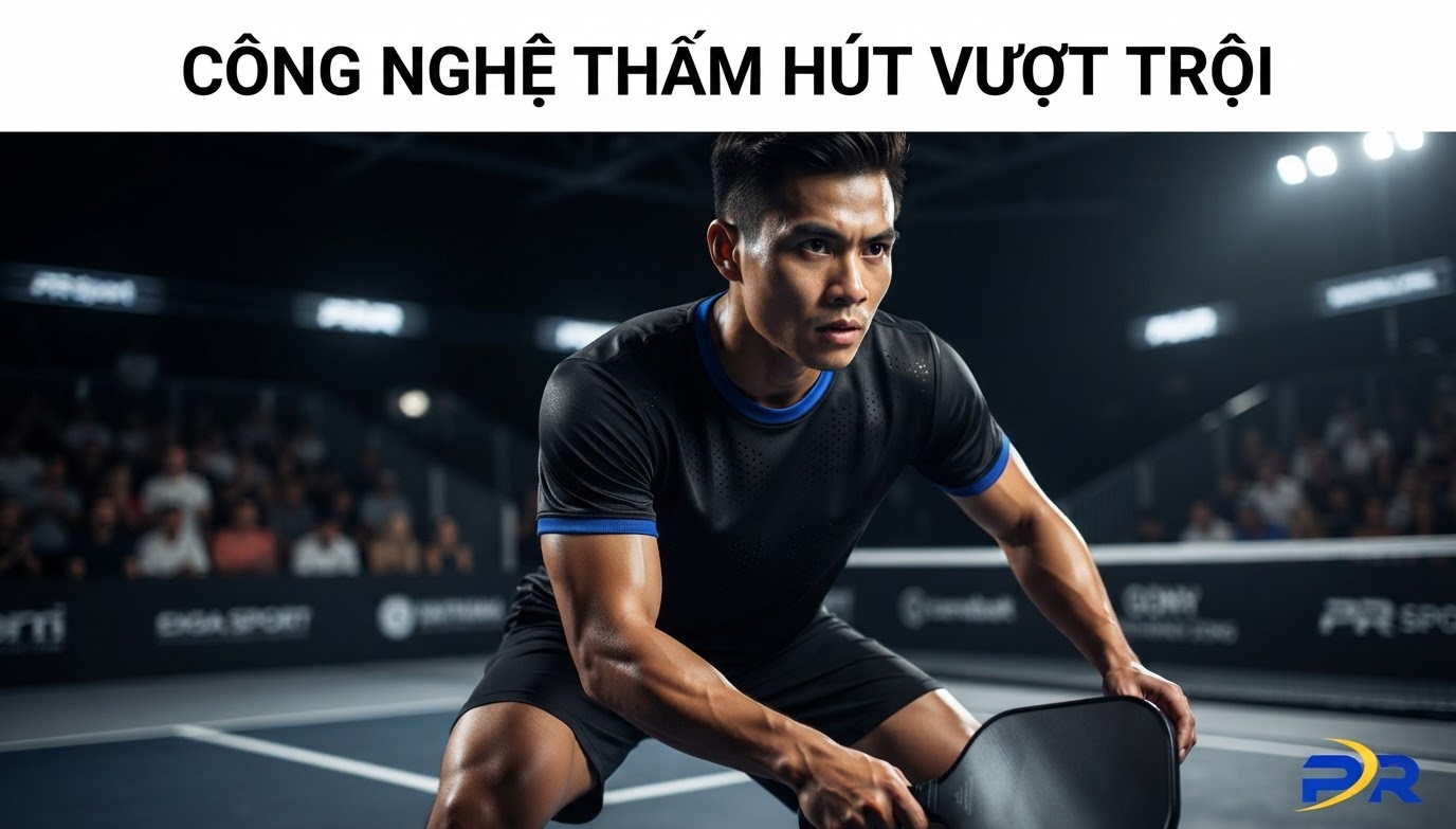 Giải Mã Công Nghệ Sợi Thấm Hút: Chọn Áo Pickleball Tối Ưu Cho Người Ra Nhiều Mồ Hôi