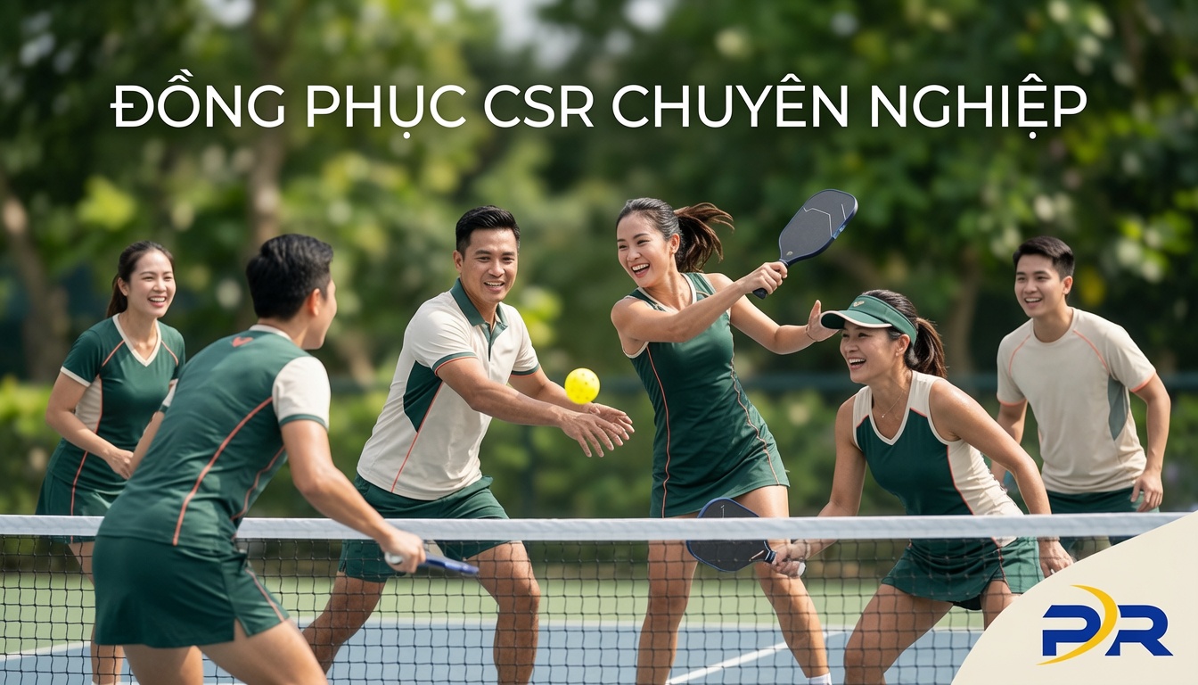 Giải Pháp Đồng Phục Pickleball Cho Chương Trình CSR: Nâng Tầm Bản Sắc Thương Hiệu Vì Cộng Đồng
