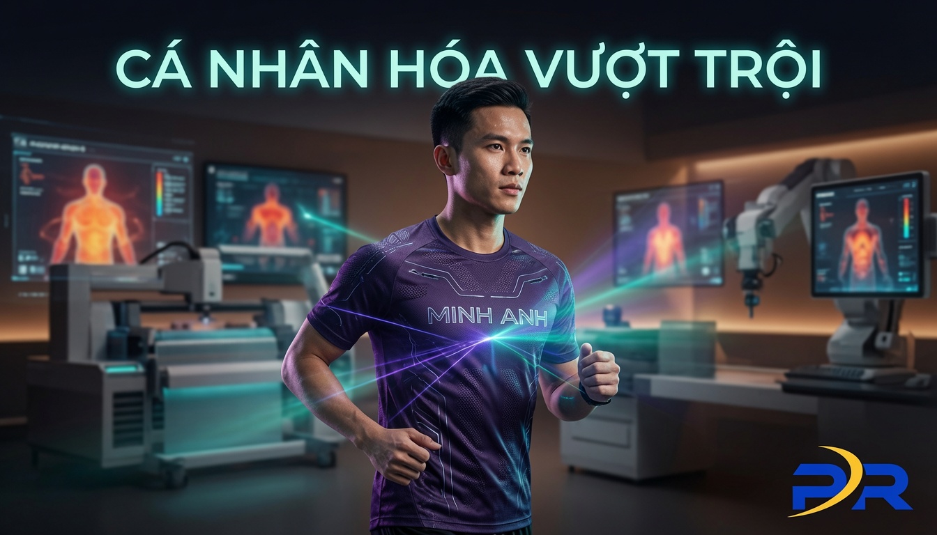 Thiết Kế Áo Chạy Bộ Cá Nhân Hóa Cao Cấp: Bước Đột Phá Khác Biệt Hoàn Toàn So Với Áo In Công Nghiệp Thông Thường