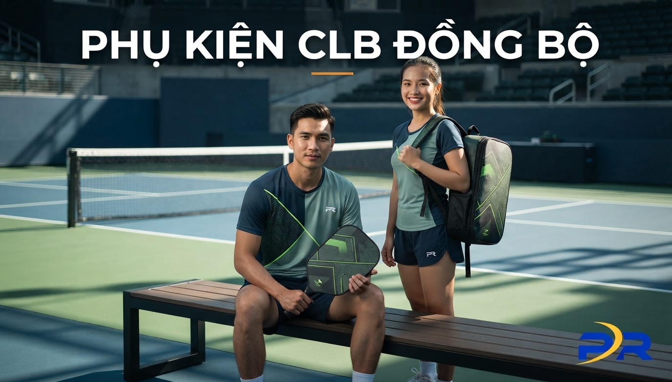 Giải Pháp Thiết Kế Túi Đựng Vợt Và Balo Pickleball In Logo Câu Lạc Bộ Đồng Bộ Đẳng Cấp