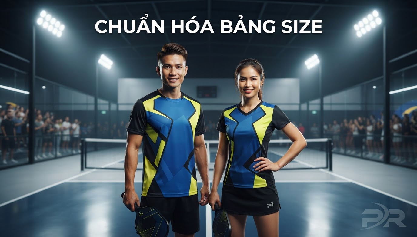 Trang Bảng Size Đồng Phục Pickleball: Có Nên Xây Dựng Thành Trang Riêng Chuẩn Hóa Trải Nghiệm Đội Nhóm?