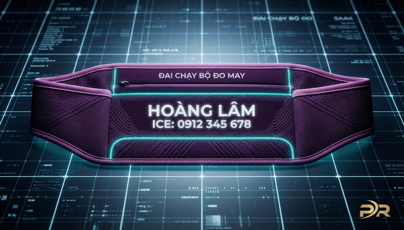 Giải Pháp Thiết Kế Đai Chạy Bộ Cá Nhân Hóa Tích Hợp Tên Và Số Điện Thoại Bảo Mật