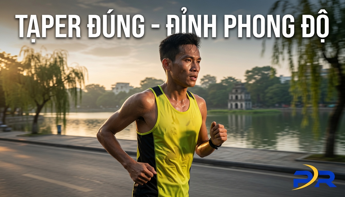 Taper Week Trước Giải Chạy: Chiến Thuật Giảm Tải Khoa Học Để Không Mất Phong Độ Đỉnh Cao