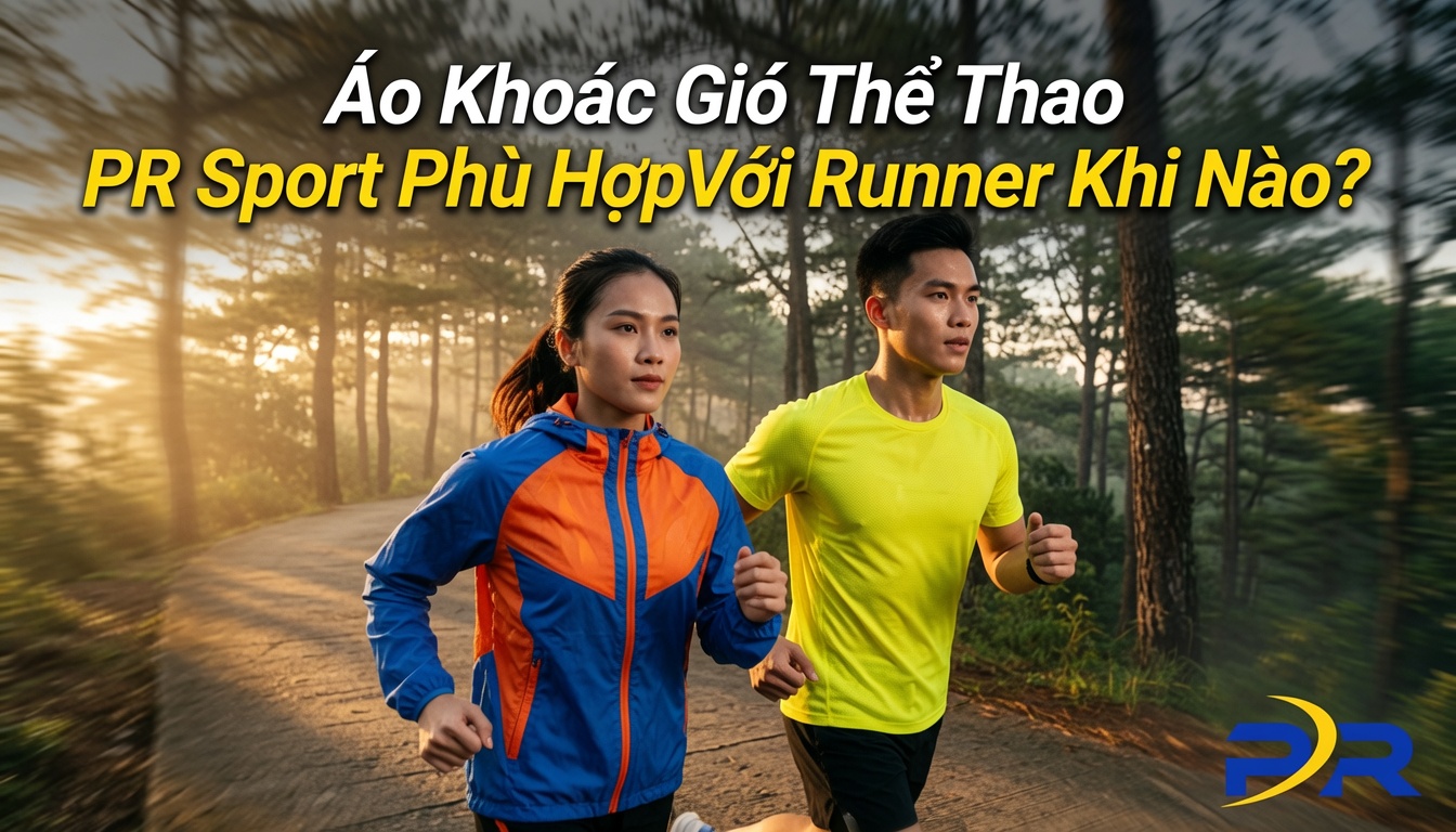 Áo Khoác Gió Thể Thao PR Sport Phù Hợp Với Runner Khi Nào?