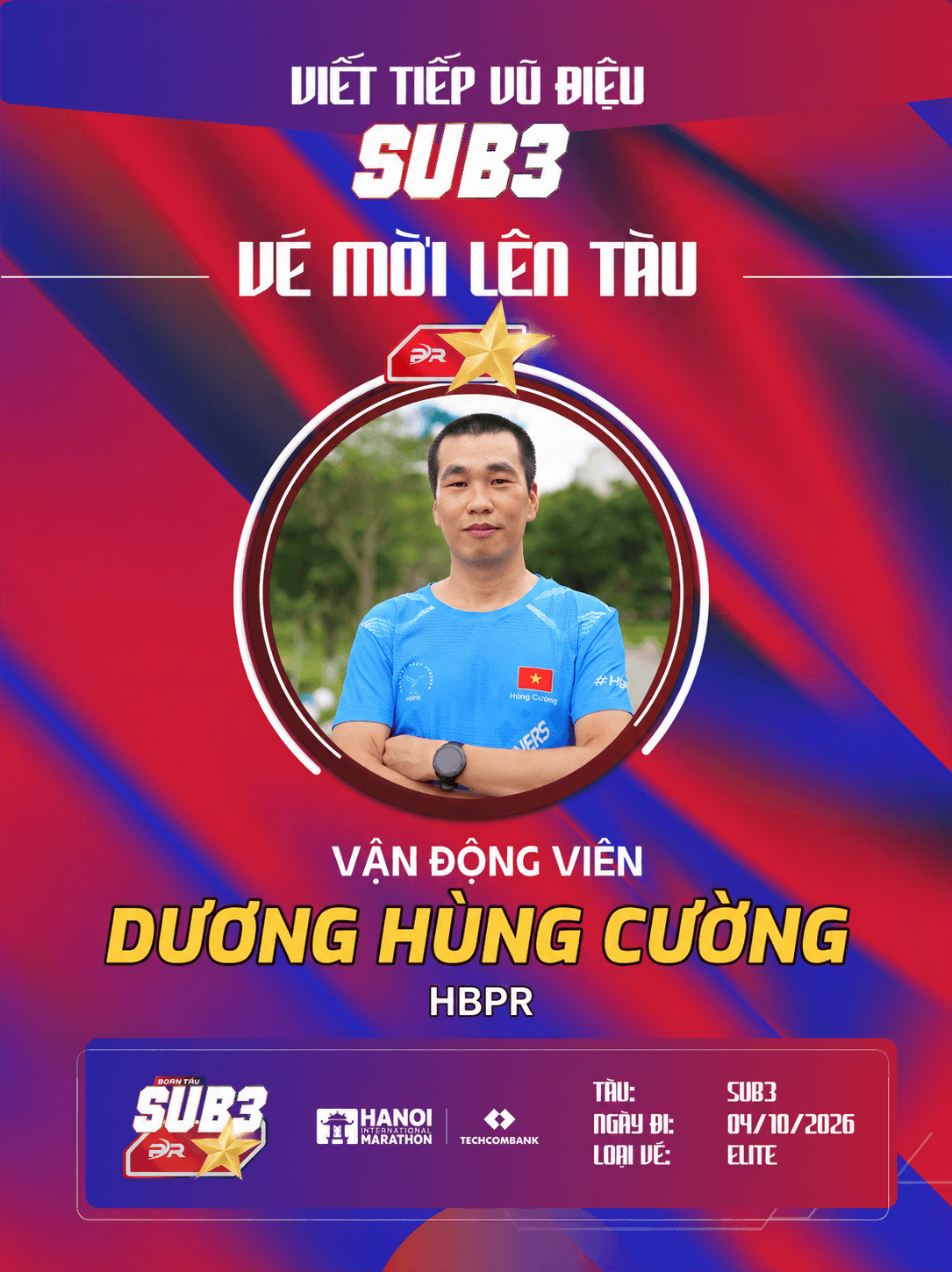 VĐV Hiếu: Tinh Thần Kỷ Luật Vươn Tầm ĐOÀN TÀU SUB 3 – 2026