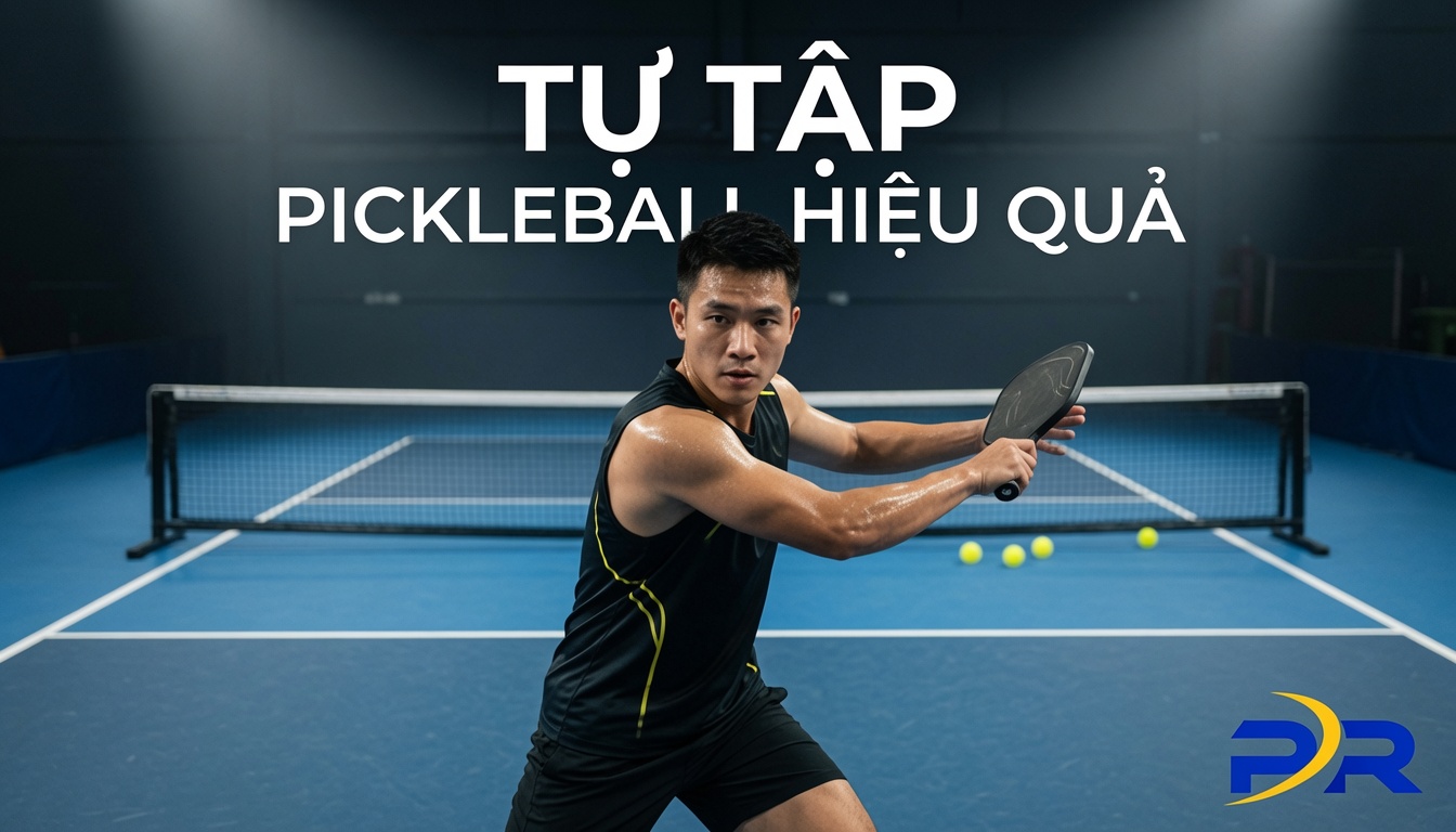 Có thể tự tập Pickleball một mình tại sân không? Hướng dẫn giáo trình tự huấn luyện cá nhân chuyên nghiệp
