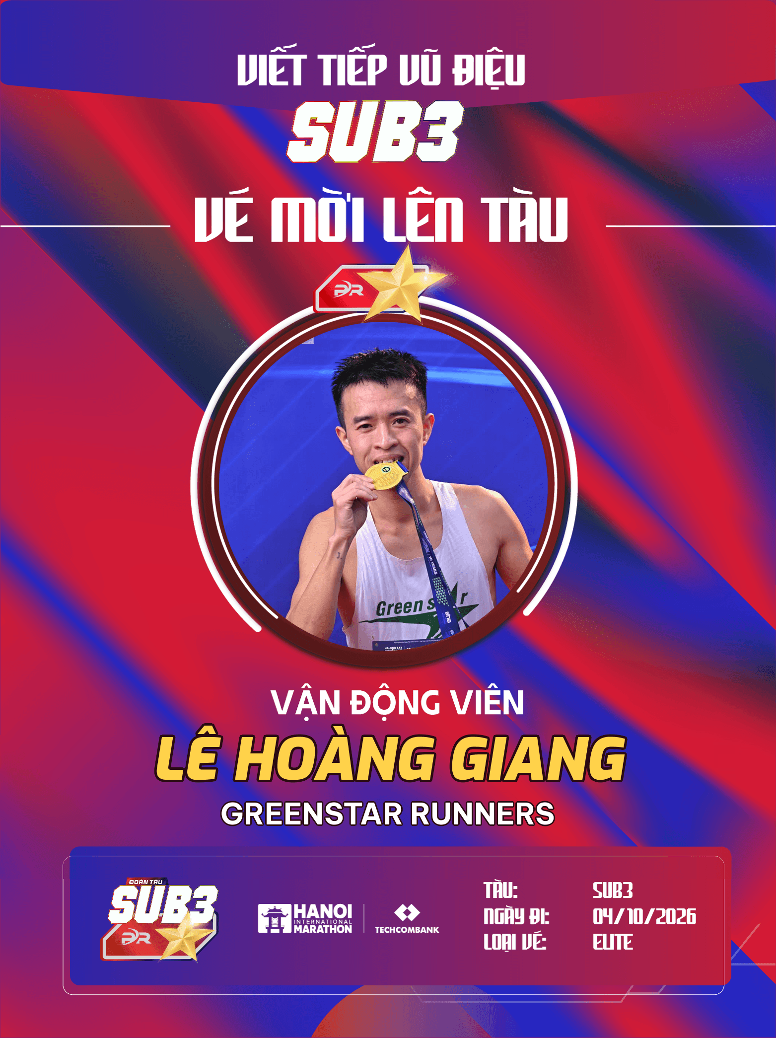 Lê Hoàng Giang & Cột Mốc 02:47:55: Khi Áp Lực Hóa Thành Bản Lĩnh Trên Đoàn Tàu SUB 3