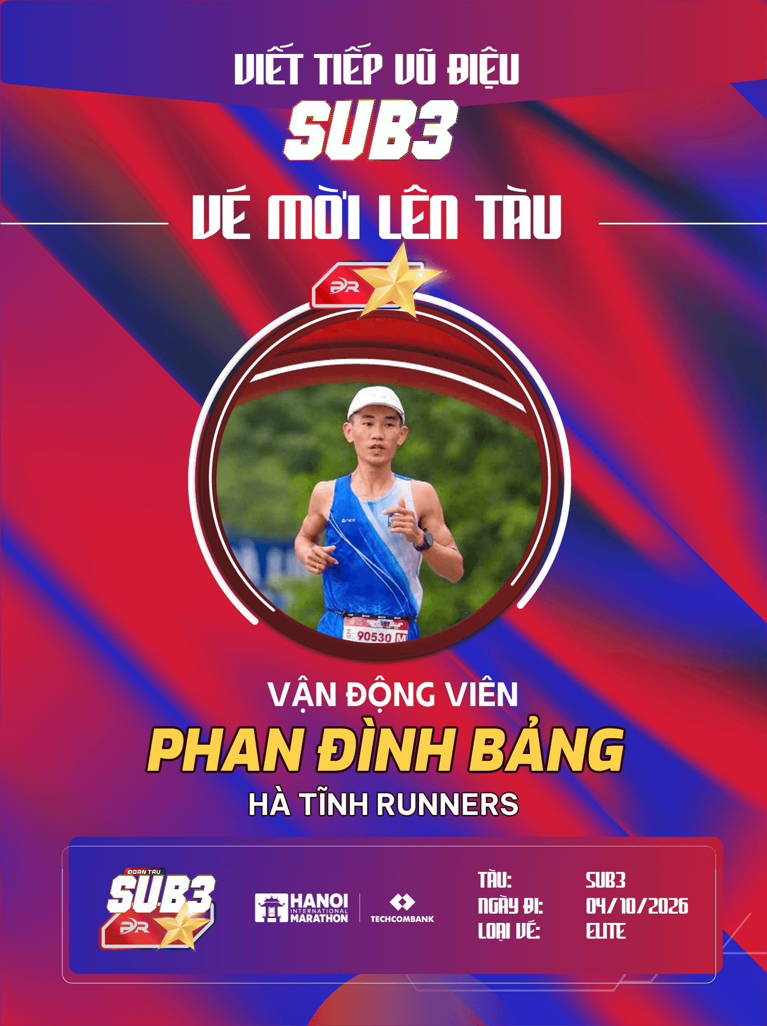 Phan Đình Bảng – Ngọn Lửa Hà Tĩnh Runners Và Khát Vọng Bứt Phá Cùng Đoàn Tàu Sub 3 – 2026