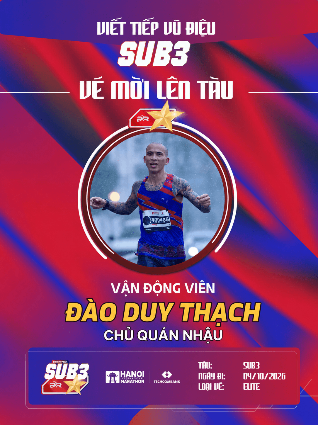 Đào Duy Thạch: Bước Chạy Cân Bằng Cùng Đoàn Tàu Sub 3 – 2026