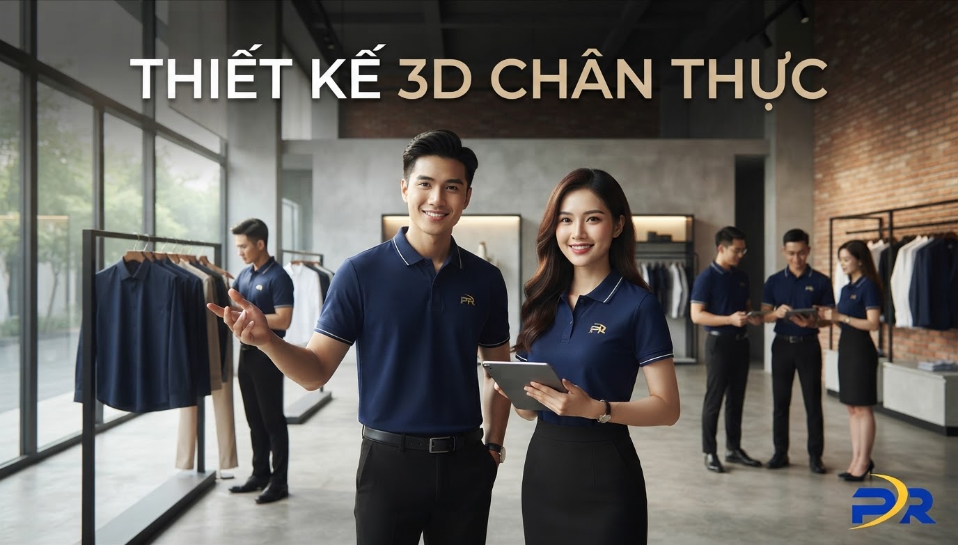 Quy Chuẩn Bàn Giao File Thiết Kế 3D Mockup Đồng Phục Doanh Nghiệp Chân Thực Trước Khi Ký Duyệt Sản Xuất Hàng Loạt