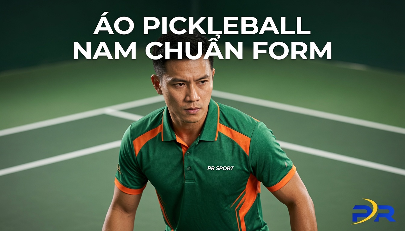 Áo Pickleball Nam Cao Cấp: Tiêu Chuẩn Thiết Kế Form Dáng, Đường May Vai Và Chiều Dài Áo Tối Ưu