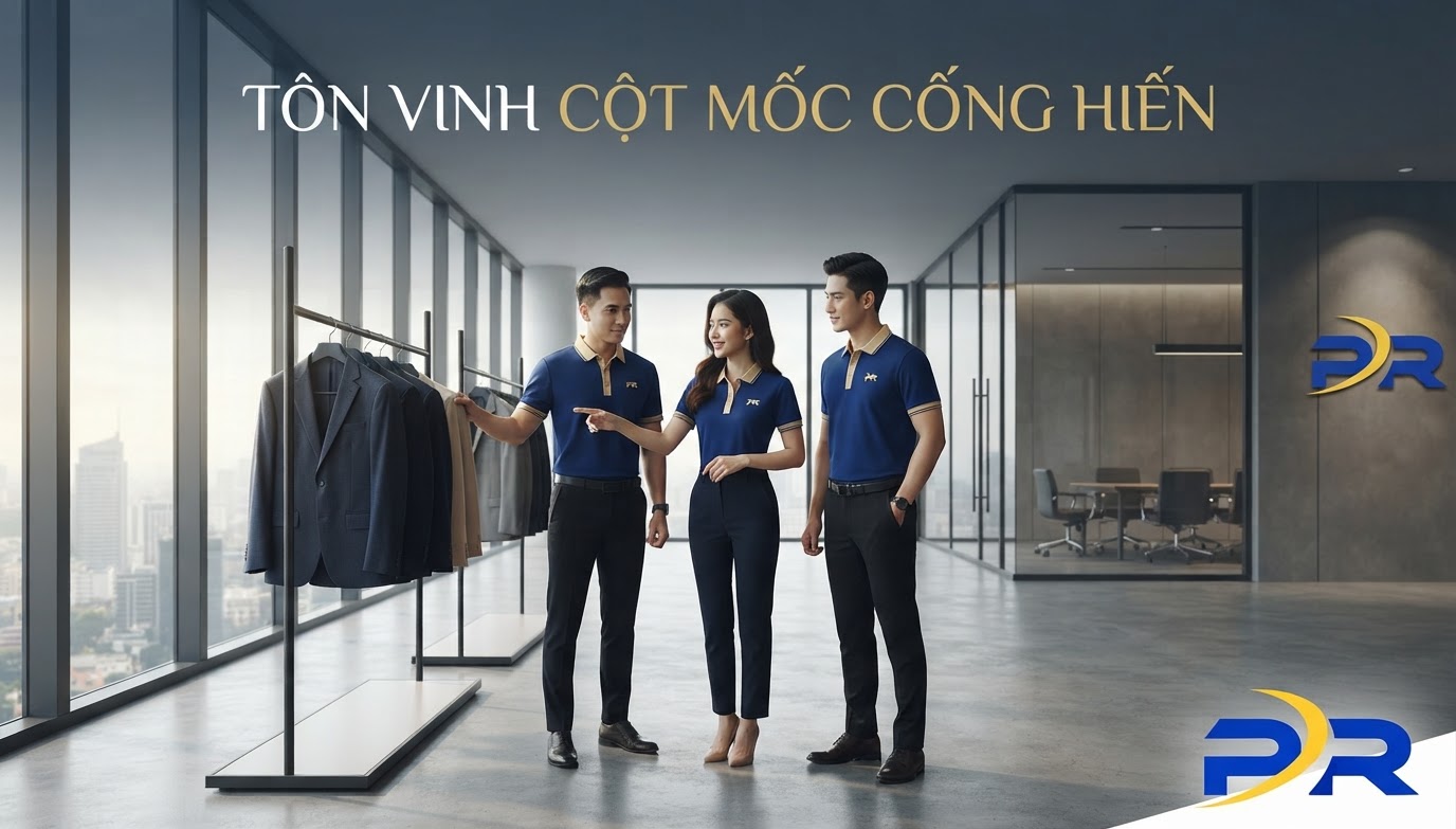 Giải Pháp Đồng Phục Thể Thao Cao Cấp Tôn Vinh Cột Mốc Cống Hiến (Seniority Anniversary) Cho Doanh Nghiệp