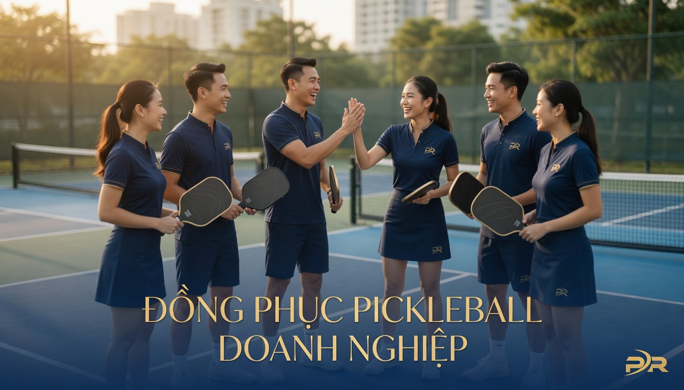 Bí Quyết Chọn Phối Màu Đồng Phục Pickleball Doanh Nghiệp Tối Ưu Nhận Diện Thương Hiệu Xuất Sắc Trên Sân Đấu