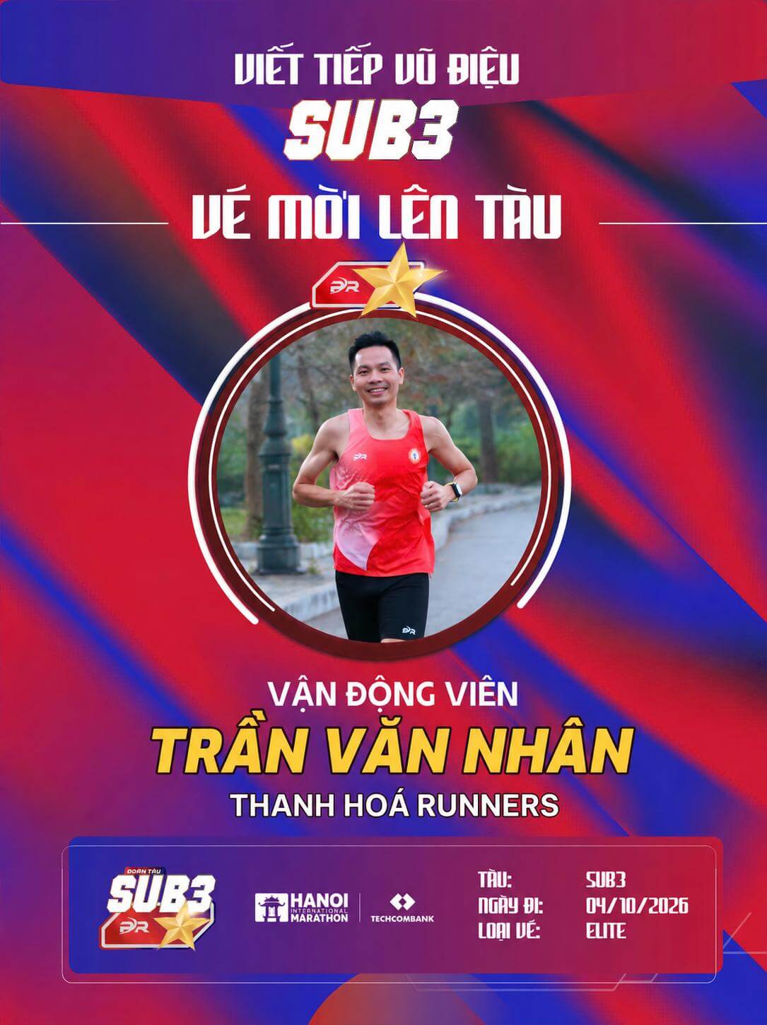 Trần Văn Nhân - Bản Lĩnh Thanh Hóa Runners Cùng Đoàn Tàu Sub 3 2026