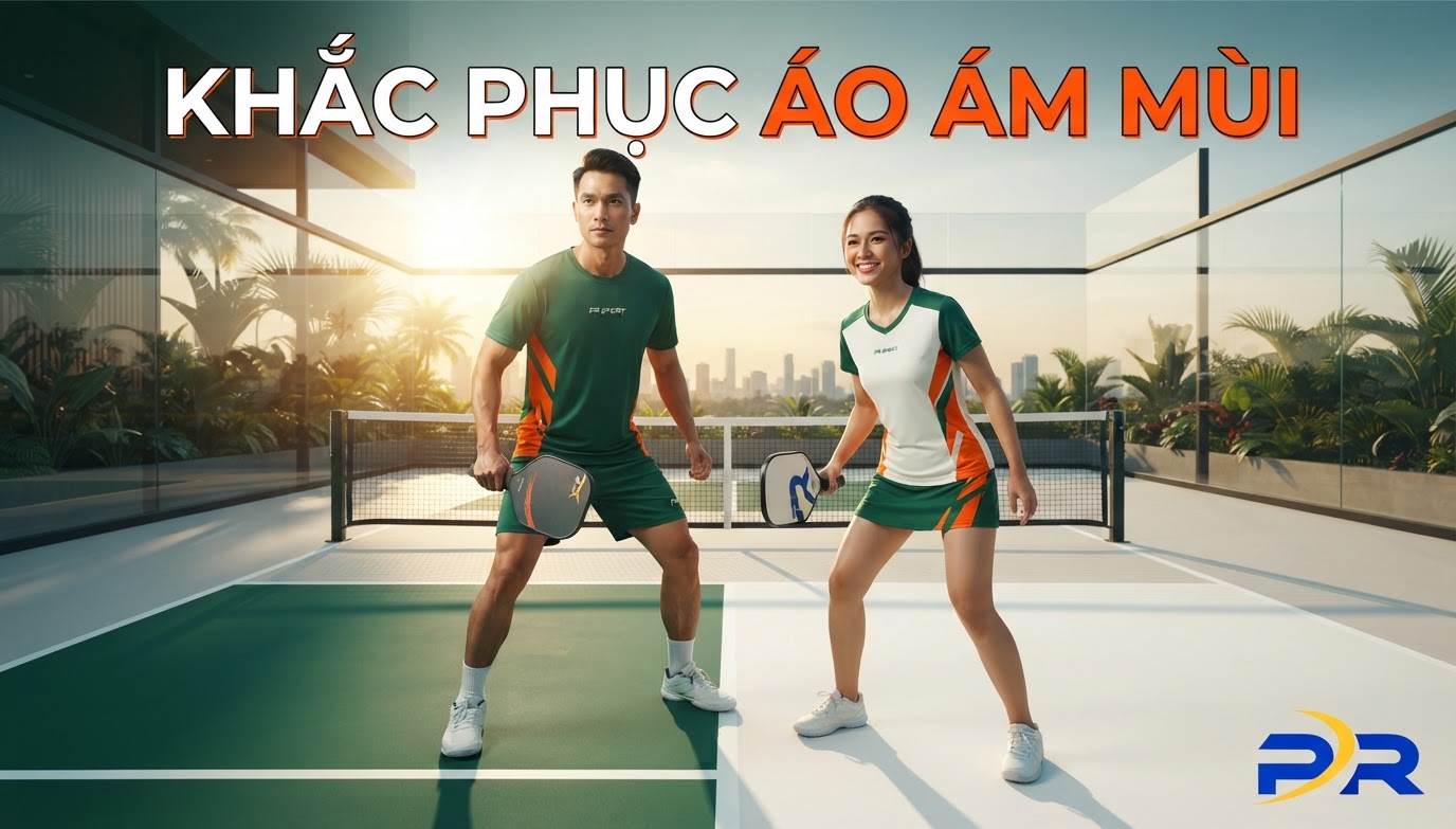 Giải Pháp Khắc Phục Triệt Để Áo Đấu Pickleball Bị Ám Mùi: Khoa Học Sợi Vải Và Công Nghệ Kháng Khuẩn PR SPORT