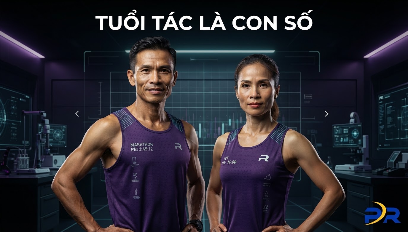 Đồng Phục Nhóm Runner Trung Niên: 'Tuổi Tác Chỉ Là Con Số Trên Đồng Hồ' – Giải Pháp May Đo Công Thái Học PR SPORT
