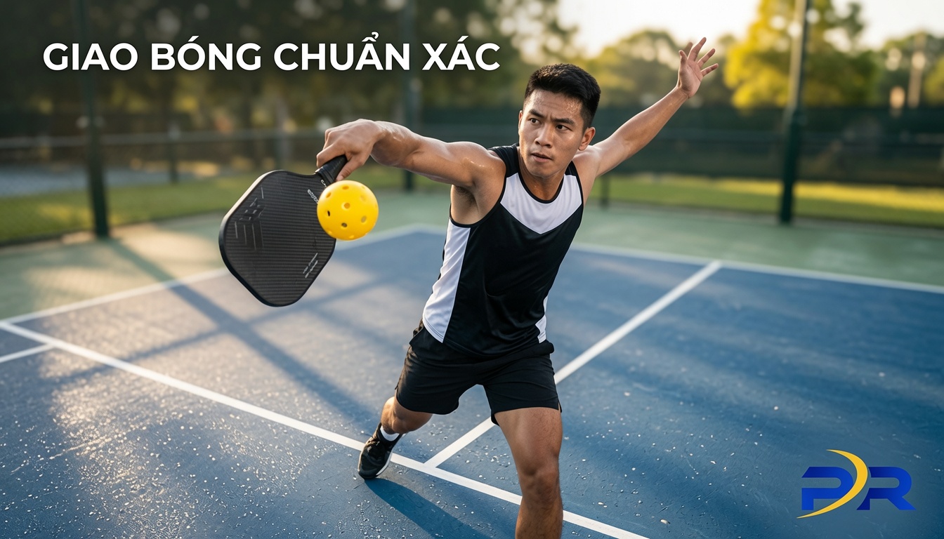 Vị trí đứng khi giao bóng Pickleball: Chỉ dẫn kỹ thuật và chiến thuật chuyên sâu