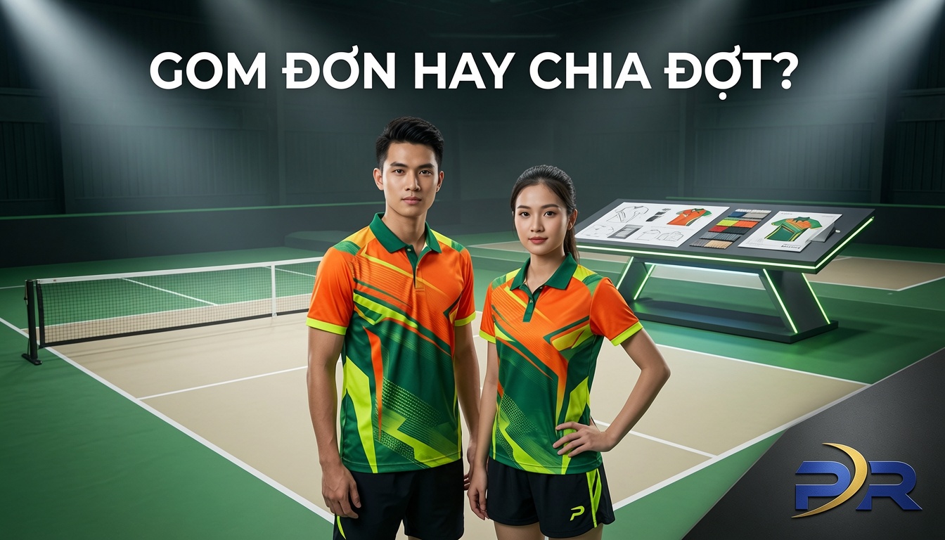 Giải Pháp Đồng Phục Pickleball: Nên Gom Đơn Một Lần Hay Chia Nhiều Đợt?